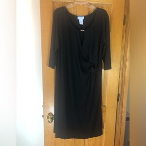 Chic Black Long Sleeve Dress